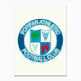 Forfar Athletic Fc League Scotland Canvas Print