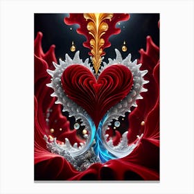 Heart Of Gold 2 Canvas Print