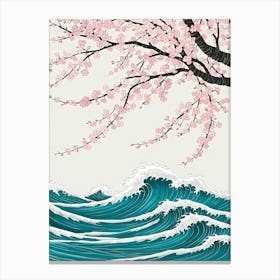 Cherry Blossoms On A Tree Canvas Print