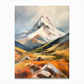 Ben Lui Scotland 3 Mountain Painting Canvas Print