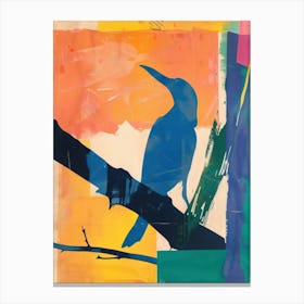 Bird 3 Cut Out Collage Canvas Print