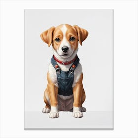 Beautiful Dachshund Mechanic Pet Lover Canvas Print