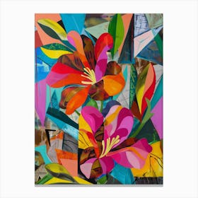 Abstract Flowers 1 Canvas Print