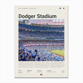 Baseball - Los Angeles Dodgers - Dodger Stadium 2 Canvas Print