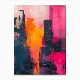 Abstract Cityscape 4 Canvas Print