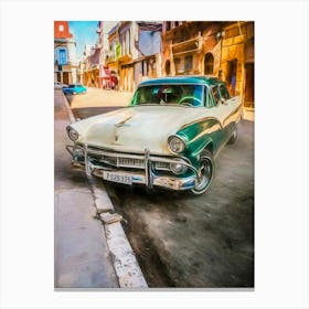 Parked Up Havana Canvas Print