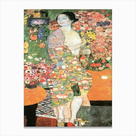 The Dancer (1916–1918), Gustav Klimt Canvas Print