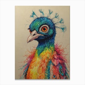 Peacock 24 Canvas Print