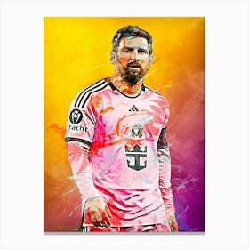 Messi Inter Miami Canvas Print