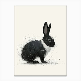 New Zealand Rabbit Nursery Illustration 3 Canvas Print