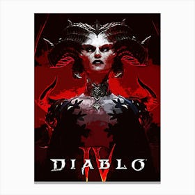 Diablo Iv lilith Canvas Print