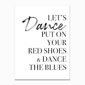 Lets Dance Canvas Print