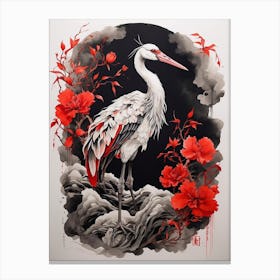 Chinese Crane Canvas Print