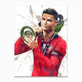 Cristiano Ronaldo Portugal Canvas Print