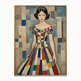 Lady In A Dress no2 Canvas Print