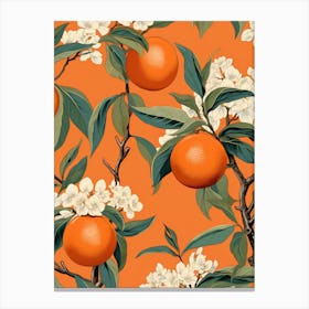 Orange Blossoms Canvas Print