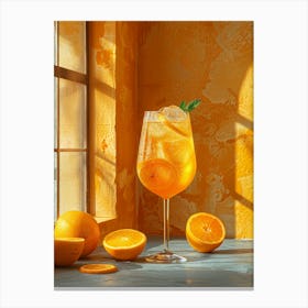 Orange Slush Canvas Print