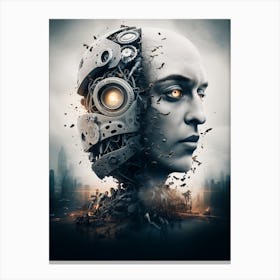 Cyborg Canvas Print