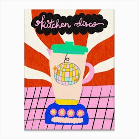 Kitchen Disco 5 Canvas Print