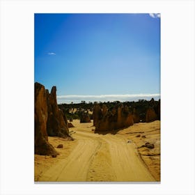 Discovering Pinnacles Rocks: A Geological Marvel In Western Australia Canvas Print