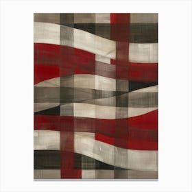 Red Stripes 1 Canvas Print