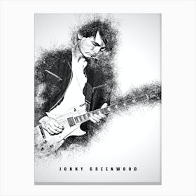 Jonny Greenwood Canvas Print