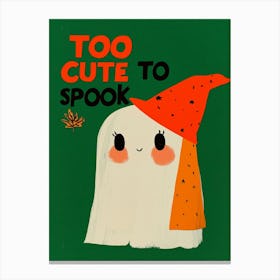 Too Cute To Spook No 2 Canvas Print