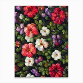 Alstromeria Still Life Oil Painting Flower Canvas Print