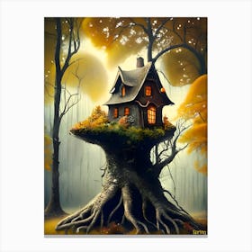 Fairy House Art Print Canvas Print