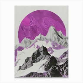 Purple Mountains 5 Canvas Print