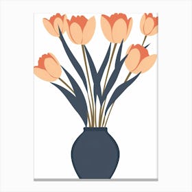 Tulips In A Vase 4 Canvas Print