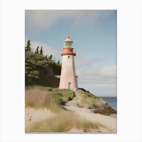 Lighthouse watercolor 1 Canvas Print