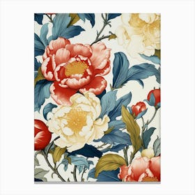 Peony Flower Wallpaper 5 Canvas Print