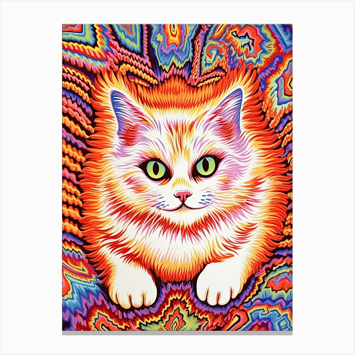 Kaleidoscope Cats III' Giclee Print - Louis Wain