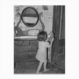 Untitled Photo, Possibly Related To Bureau And Decorations In Mexican House, San Antonio, Texas By Russell Canvas Print