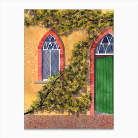 The Green Door Canvas Print