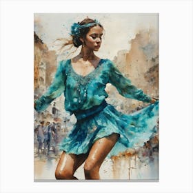 Dance Enthusiat Canvas Print