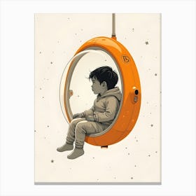 Child In Space Canvas Print