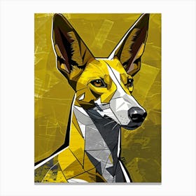 Yellow Foxhound Canvas Print