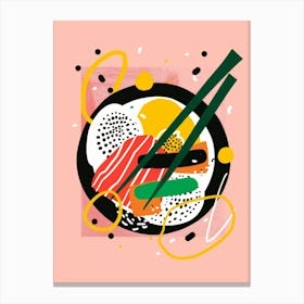 Japanese Chopsticks Canvas Print