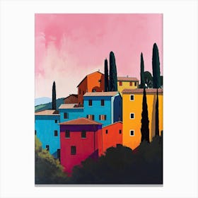 Rome Retreats: Tranquil Living in the Capital, Italy Canvas Print