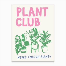 Plant Club Canvas Print