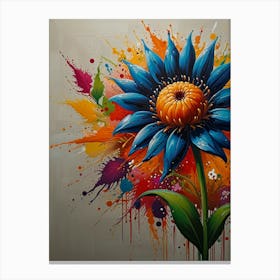 Flower Painting 1 Canvas Print