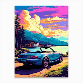 Honda S2000 Ghibli Style Canvas Print