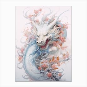 Dragon Close Up Traditional Chinese Style 10 Canvas Print