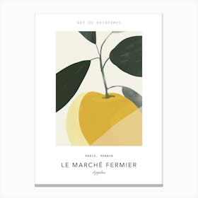 Apples Le Marche Fermier Poster 6 Canvas Print