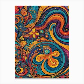 Psychedelic Swirls 7 Canvas Print