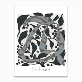 Vie Simple No 66 Canvas Print