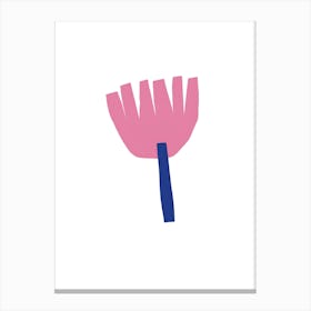 Pink Broom Canvas Print