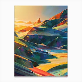 Abstract Landscape Painting 8 Canvas Print
